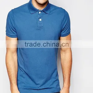 Sea Blue Custom Polo T Shirt thumbnail-1
