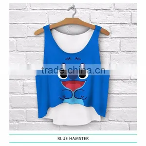 Chinese Supplier Ready Stock Custom Sublimation Print High Quality Baseball Gym Tank Top thumbnail-3