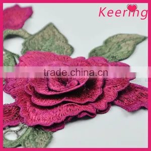 Handmade Flower Applique Embroidery Pattern for Wedding Dress Decoration Quality Choice thumbnail-2