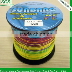 Dongyang PE Braid Fishing Line MULTICOLOR--- SUNBANG thumbnail-1