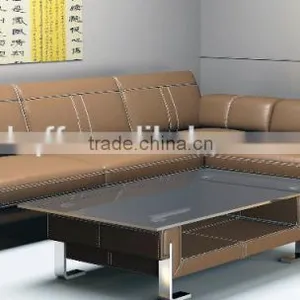 S-13 Leather Sofa Corner Sofa Office Furniture Quality Choice thumbnail-4