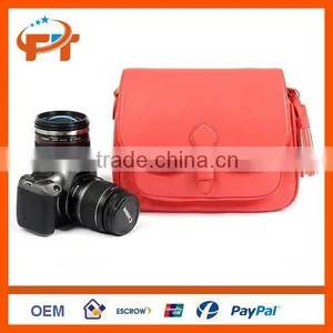 PU Leather DSLR SLR Camera Case Bag For Olympus thumbnail-6