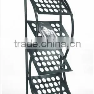 High Quality Cheap Price Wrought Iron Bookshelf thumbnail-2