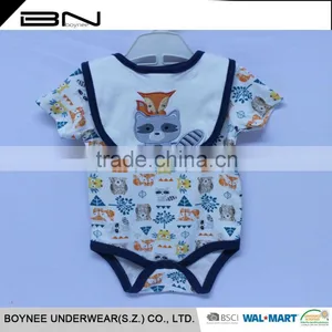 Factory Design Available 0-3 Year-old Cute OEM Knitted Baby Boy Romper thumbnail-1