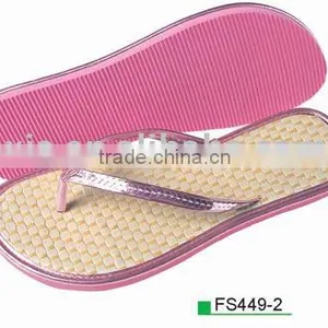 New Design EVA Straw Flip Flops for Women thumbnail-1