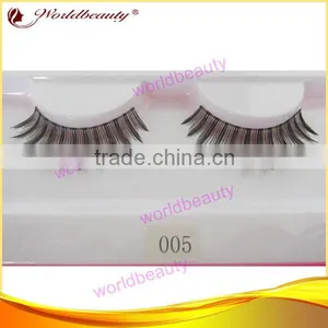 OEM Service Wholesale Price Invisible Band Human Hair False Eyelashes thumbnail-1