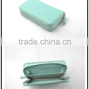 2016 Sales Handmake Brown Vintage Leather Men Slim Card Holder thumbnail-1
