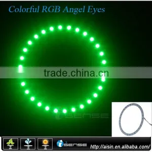 RGB or Single Color 5050smd 160mm Angle Eyes Halo Rings thumbnail-5