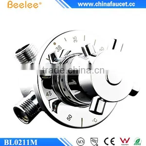 Beelee BL0211M G1/2" Brass Thermostatic Mixing Valve, Thermostatic Control Valve thumbnail-4