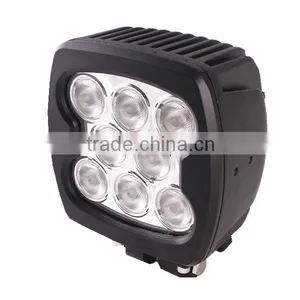 High Bright 12v 24v 80w LED Square Work Light Spot Beam7" Square Led Driving Lights for Offroad 4x4 Truck Jeep Atv Suv Ute Vehic thumbnail-3