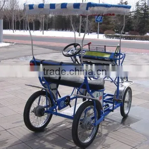 BLUE FOUR-WHEEL LEISURE BIKE thumbnail-5