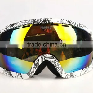 Proffessional Anti-fog,UV Protective Unisex Snow Goggles Doule Lens Wide Angle thumbnail-1