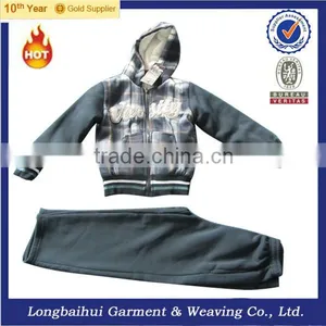 Children Poly Fleece 2pcs Set Stock Jacket 1101 thumbnail-1
