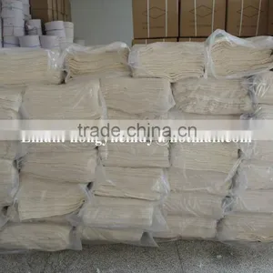 Super Water and Oil Absorbent White Color 100%cotton Floor Wiping Cloth thumbnail-1