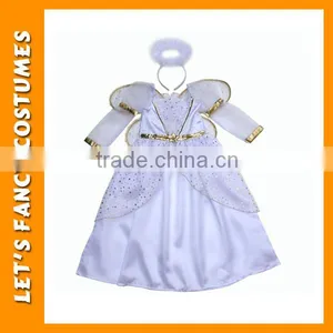PGCC0072 Hottest !!! 2016 Wholesale Girls ' Costume Girl's Fancy Dress White Halloween Costume Children Carnival Costume thumbnail-1