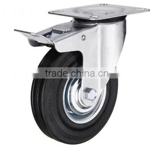 Industrial Caster With Brake thumbnail-1