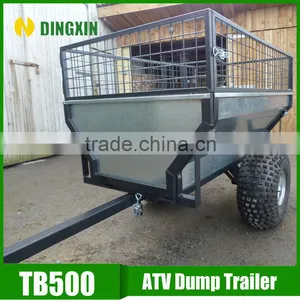Mini Galvanized 500kgs Car Trailer Manufacturer thumbnail-1