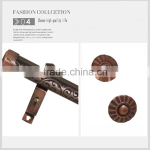Classic Rose Crystal Curtain Finials, Copper Iron Pipe ,curtain Bracket thumbnail-4