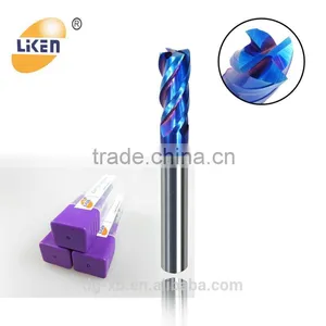 Dongguan Solid Carbide 4 Flutes Spiral End Mill Milling Cutter, Square Milling Tools thumbnail-3