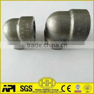 Haihao 1/2 Inch 3000LBS ASTM A105 Threaded Pipe 90 Degree Elbows thumbnail-4