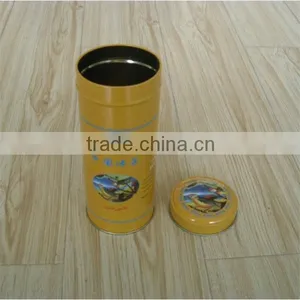 Hot Sale Round Tea Tin Case for Packaging Storage Display thumbnail-2