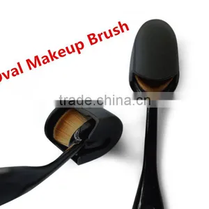 Professional Custom LOGO Oval Toothbrush Makeup Brush, 10pcs Oval Makeup Brush Set Quality Choice thumbnail-1
