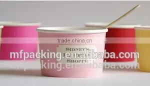 Ice Cream Paper Cup Cream Paper Bowl and Lids thumbnail-3