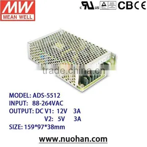 Meanwell 55W Single Output With 5V,4A DC-DC Converter/switching Power Supply 55w/power Supply With Dc-dc Converter thumbnail-1