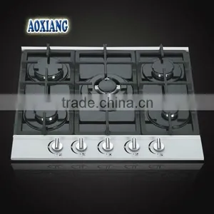 Kitchen 5 Burner Built-in Tempered Glass Gas Stove/ Gas Stove/ Gas Cooker AX-1320 thumbnail-1