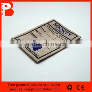 Various Kinds of Customized High Quality Print Canvas Labels With Seal Tag thumbnail-5