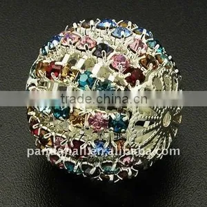 Brass Rhinestone Beads, Crystal Football Mom Rhinestone(RB-Q031-S) thumbnail-1