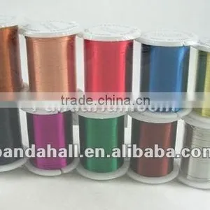 Mixed Colored Jewelry Copper Wire, 0.3mm Beading Wire Reel(CWMC) thumbnail-1
