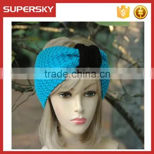 V-146 Hotsell Hand Knitted Ear Warmer Head Band Camouflage Headband/knitted Headband/yoga Headband thumbnail-2