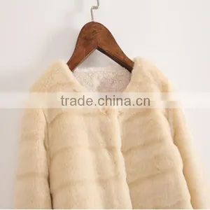 Girls Wholesale Pink Fur Jacket, Fur Lined Jacket thumbnail-5