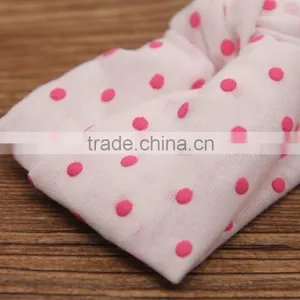 Knot Headband Baby Headband Dot Hairband thumbnail-3