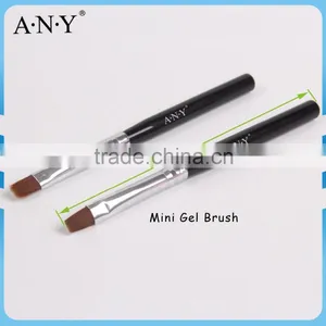 ANY Nail Art School Using Black Acrylic Handle Mini UV Gel Brush Cheap Price thumbnail-1