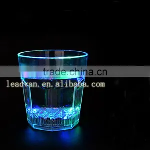 Factory Direct Water Induction Colorful Flash Light Emitting Octagonal Cup Whiskey Cup Wedding Bar Birthday Party Supplies thumbnail-1