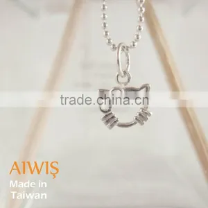Trend Creative Sliver Cat Necklace New Fashion Jewellery thumbnail-1