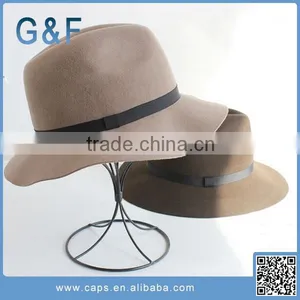 Popular Design Wholesale Women Wide Brim Felt Hat thumbnail-6