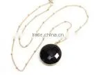 Black Onyx Gemstone Necklace 2016 thumbnail-1