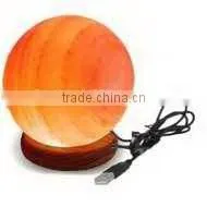 Amazing Himalayan USB Salt Lamp Ball/Sphere Light Orange thumbnail-1