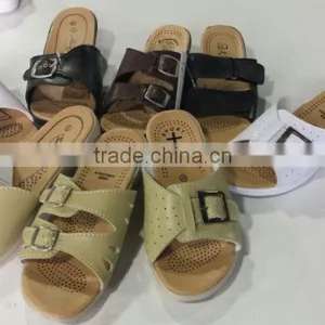 2013 Latest New Leisure Design High Heel Buckle Pvc Slippers Lady Slippers thumbnail-1
