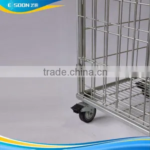 Warehouse Storage Galvanized Security Wire Mesh Roll Cage thumbnail-2