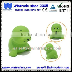 Bath Floating Rubber Sea Dog/squirt Water Sea Animal Toy thumbnail-1