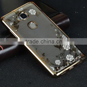 2016 Newest Mobile Phone Cover Case Electroplate Printig Flower Tpu for Huawei Honor 5x thumbnail-4