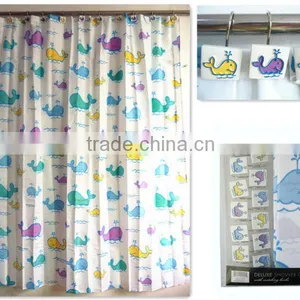 Factory Can Supply Directly Lovely Shower Curtain Waterproof;hand Crafted Shower Curtain thumbnail-1