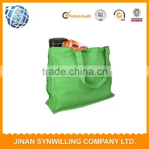 Wholesale Women Bag Fluorescent Colors Cotton Canvas Shopping Bag thumbnail-1