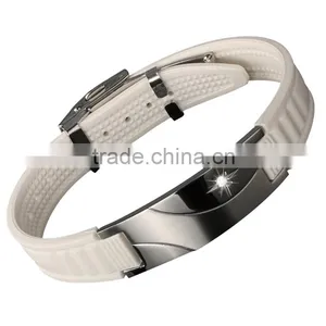 Noproblem D007 FDA Germanium Tourmaline Power Magnetic Scalar Energy Zircon Crystal Bracelet thumbnail-3