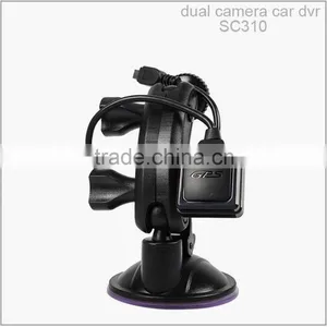 Wide Angle 120/140 Degree Adjustable Full HD Dual Camera Dash Cam thumbnail-4