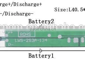 LWS-2S3A-134(2S) 7.4V Li-ion Battery Pcb Mass Production thumbnail-1